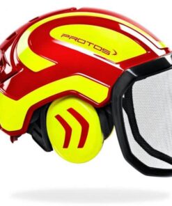 Casc Protos Integral Forest vermell/groc