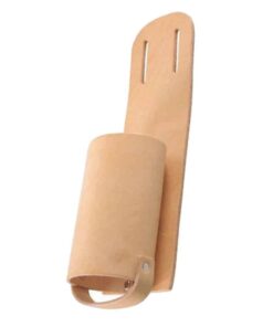 funda de cuero cilíndrica