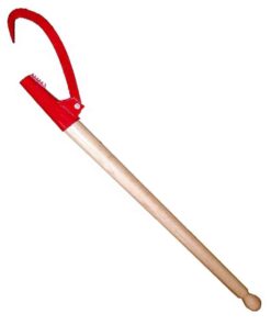 gancho articulado con mango de madera