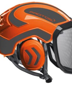 Casco Protos Integral Arborist naranja gris