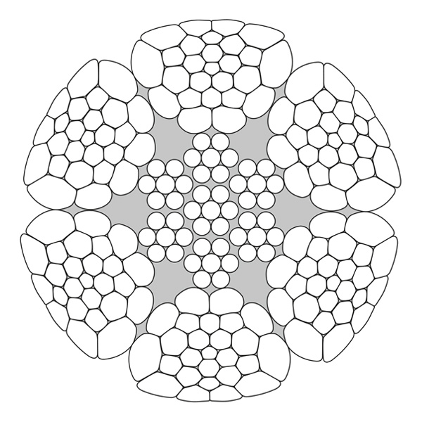 cable acero forestal perfil V156