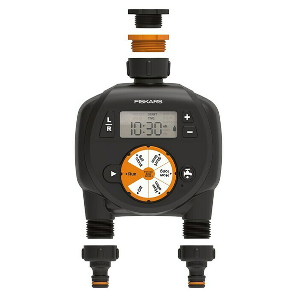 Programador de Riego Fiskars (2 Salidas)