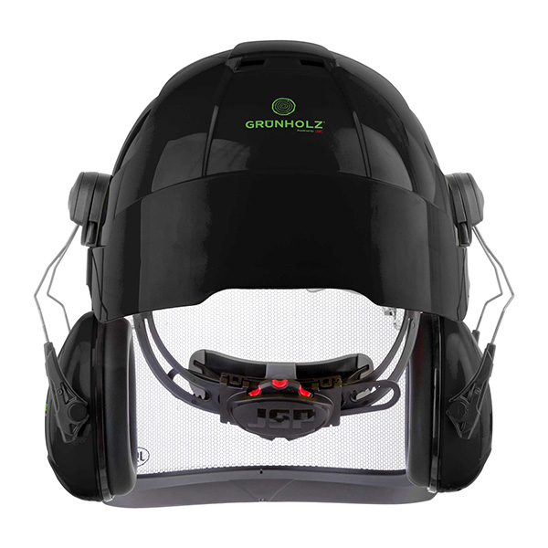 Casco Grünholz forestal negro - Imagen 2