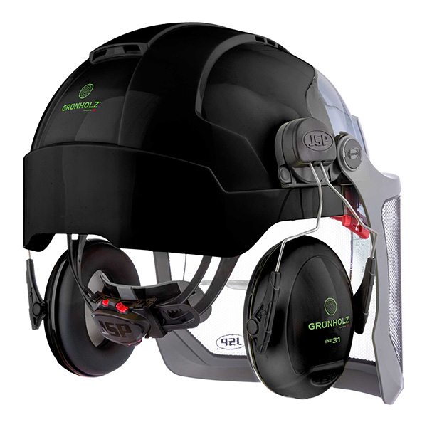 Casco Grünholz forestal negro - Imagen 3