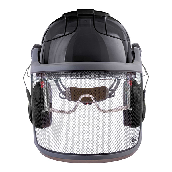 Casco Grünholz forestal negro - Imagen 4