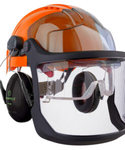 forest helmet orange