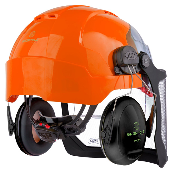 Casco Grünholz forestal orange - Imagen 5